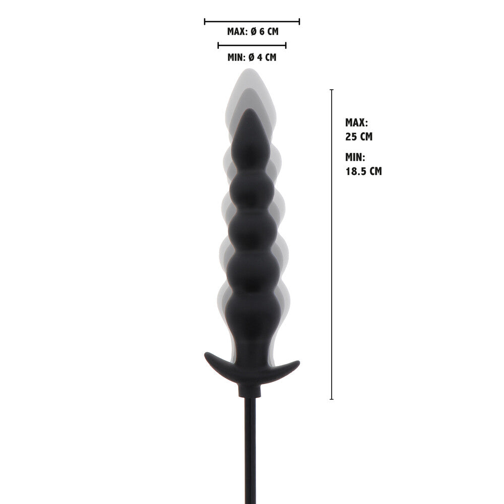 Hidden Desire Extreme Advanced Inflatable Ribbed Plug – Explore Enhanced Intimacy | Discreet UK Shipping