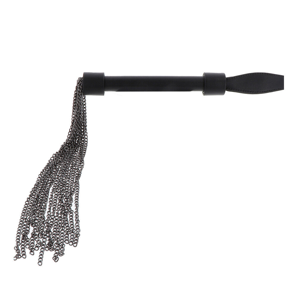 Hidden Desire Masters Real Leather Chain Whip – product image for adult pleasure and intimacy