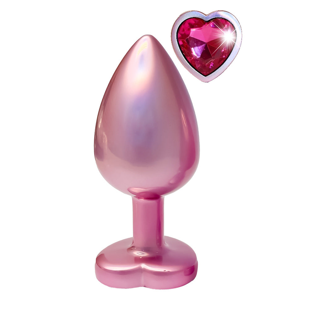 Gleaming Love Pearl Pink Butt Plug Large – Explore Enhanced Intimacy | Discreet UK Shipping