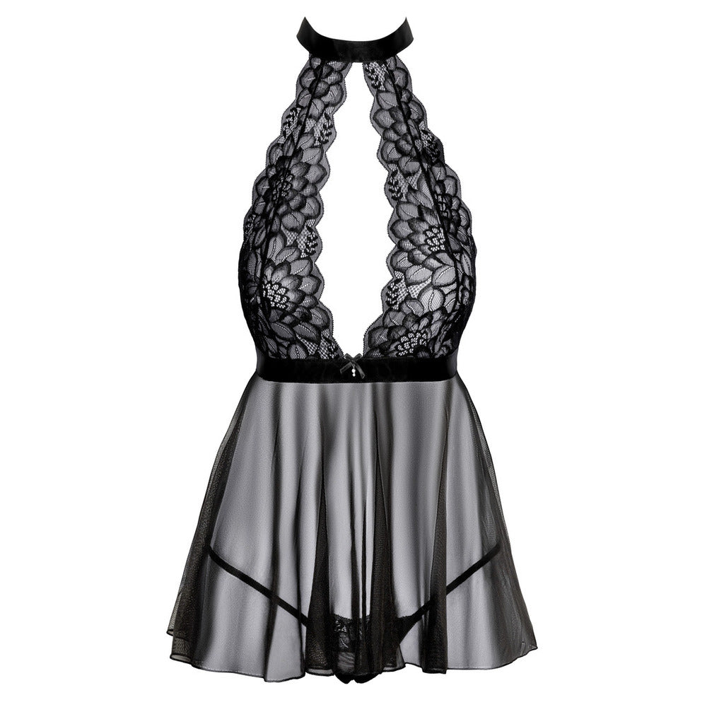 Kissable Halterneck Flared Babydoll – Explore Enhanced Intimacy | Discreet UK Shipping