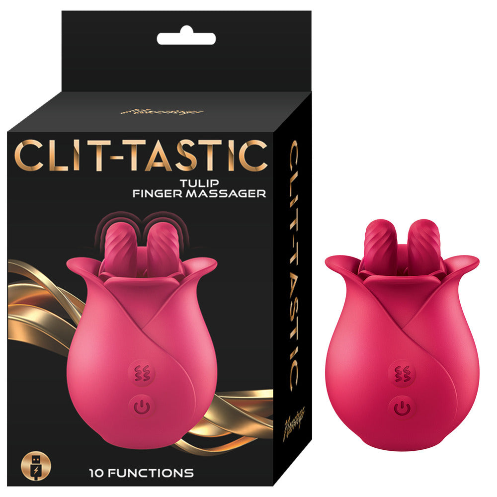 ClitTastic Tulip Finger Massager Rechargeable – Explore Enhanced Intimacy | Discreet UK Shipping