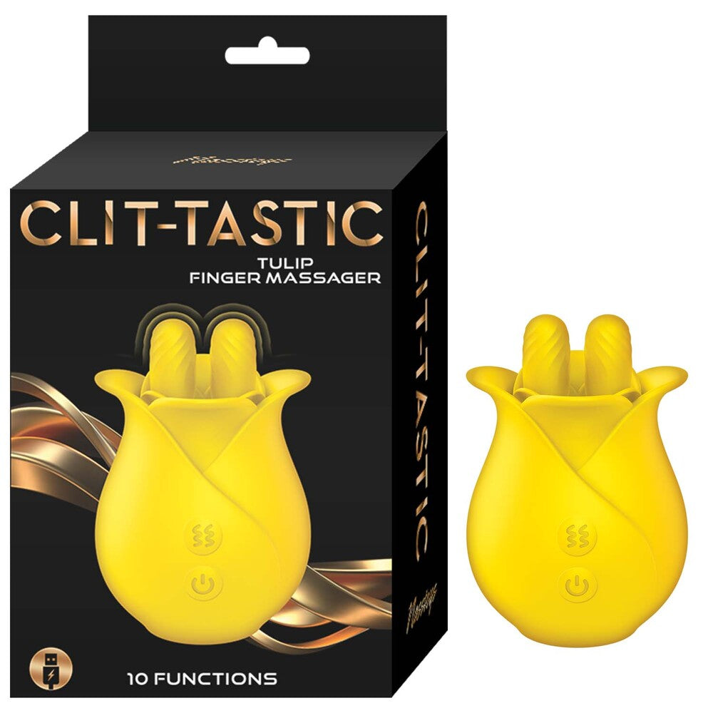 ClitTastic Tulip Finger Massager Rechargeable – Explore Enhanced Intimacy | Discreet UK Shipping