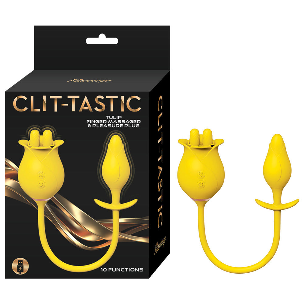 ClitTastic Tulip Finger Massager Pleasure Plug Set – Explore Enhanced Intimacy | Discreet UK Shipping