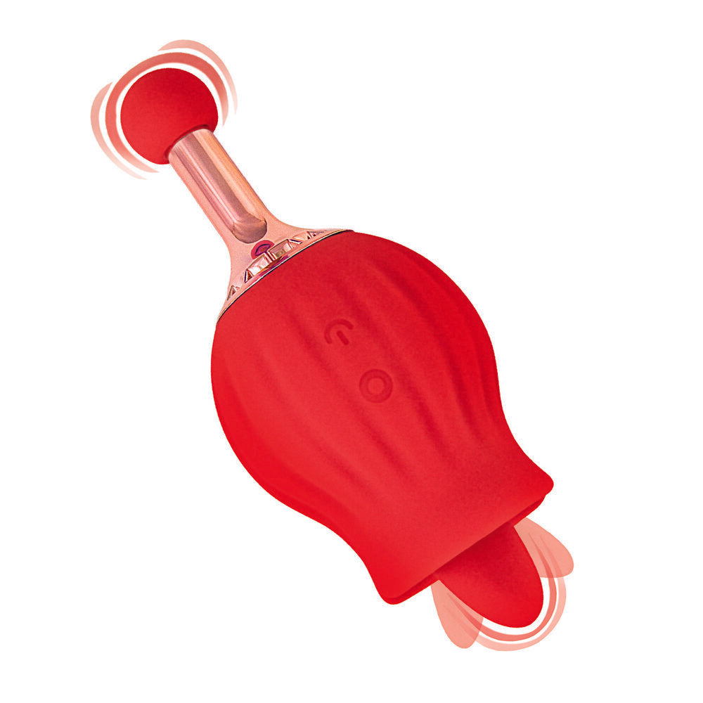 ClitTastic Rose Bud Dual Massager Rechargeable – Explore Enhanced Intimacy | Discreet UK Shipping