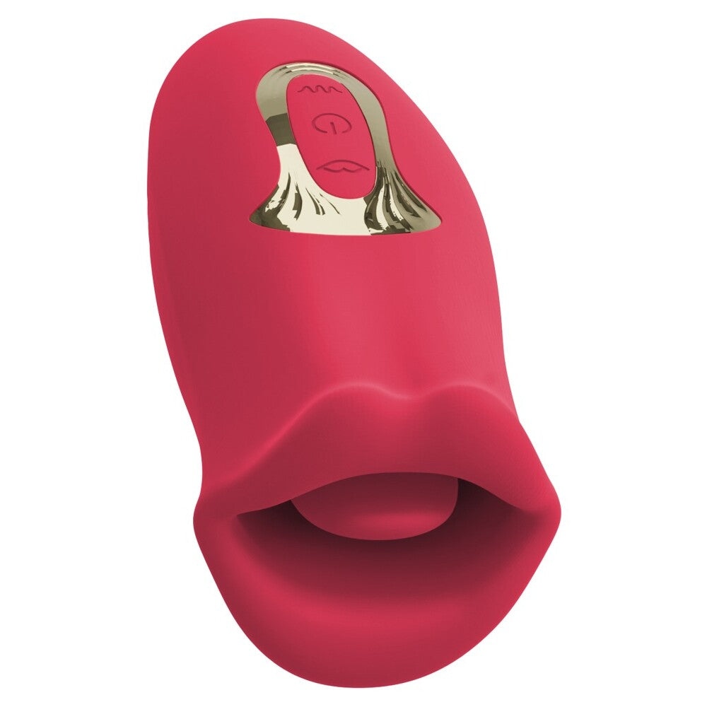 Oral Fun Moving Lips Tongue Vibrator – powerful waterproof vibrator for intense pleasure
