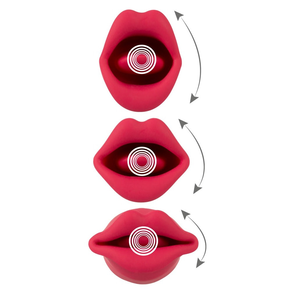 Oral Fun Moving Lips Tongue Vibrator – Powerful Rechargeable Vibrator for Intense Pleasure | UK Exclusive