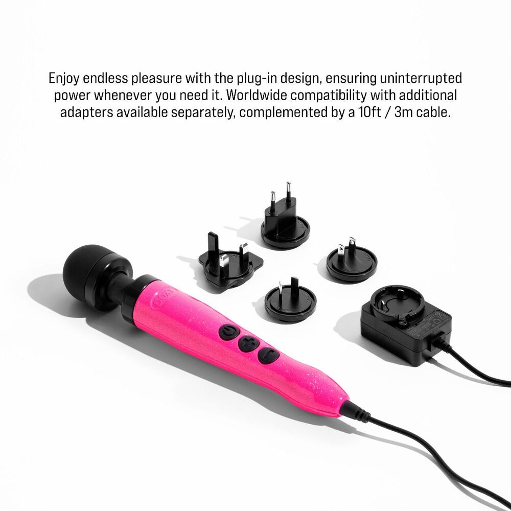 Doxy Die Cast Wand Massager 3 HOT PINK – App-Controlled Wand Vibrator | Premium Wireless UK Toy