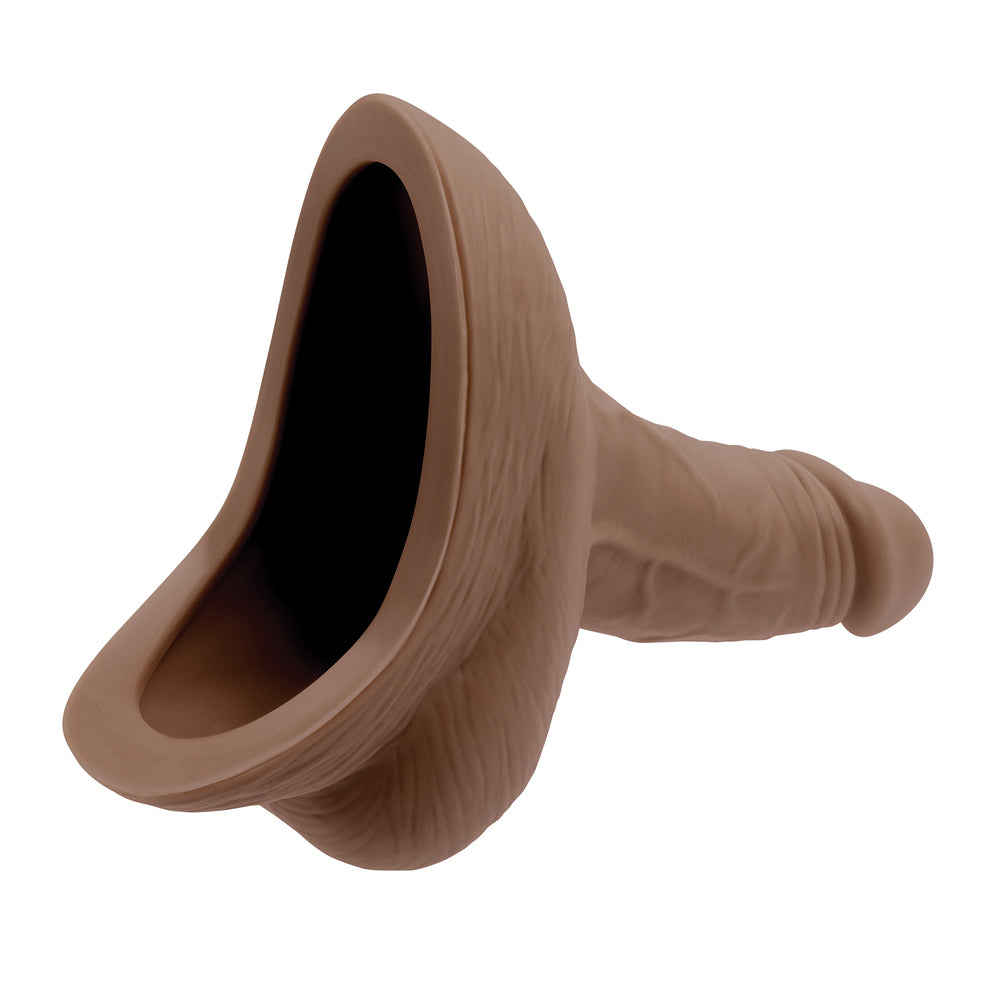 Gender X Stand to Pee Silicone Dark Flesh – Explore Enhanced Intimacy | Discreet UK Shipping