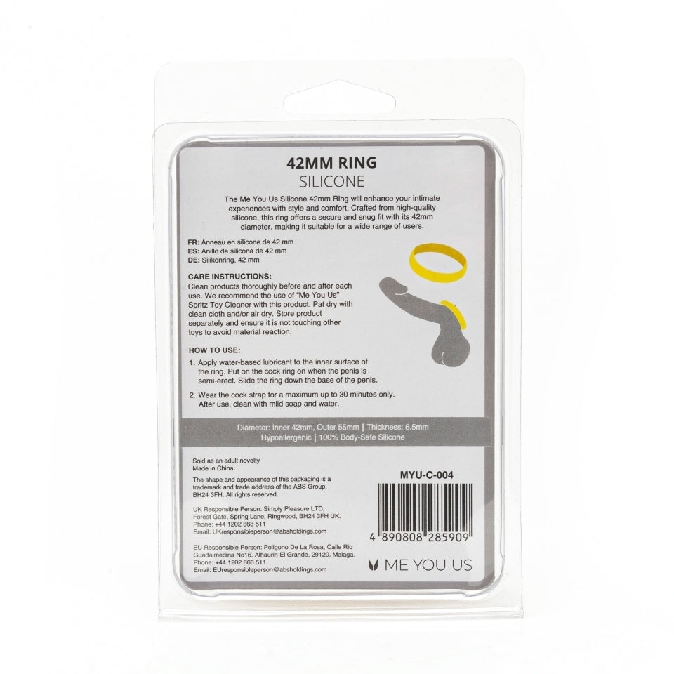 Me You Us Silicone 42mm Ring – Explore Enhanced Intimacy | Discreet UK Shipping