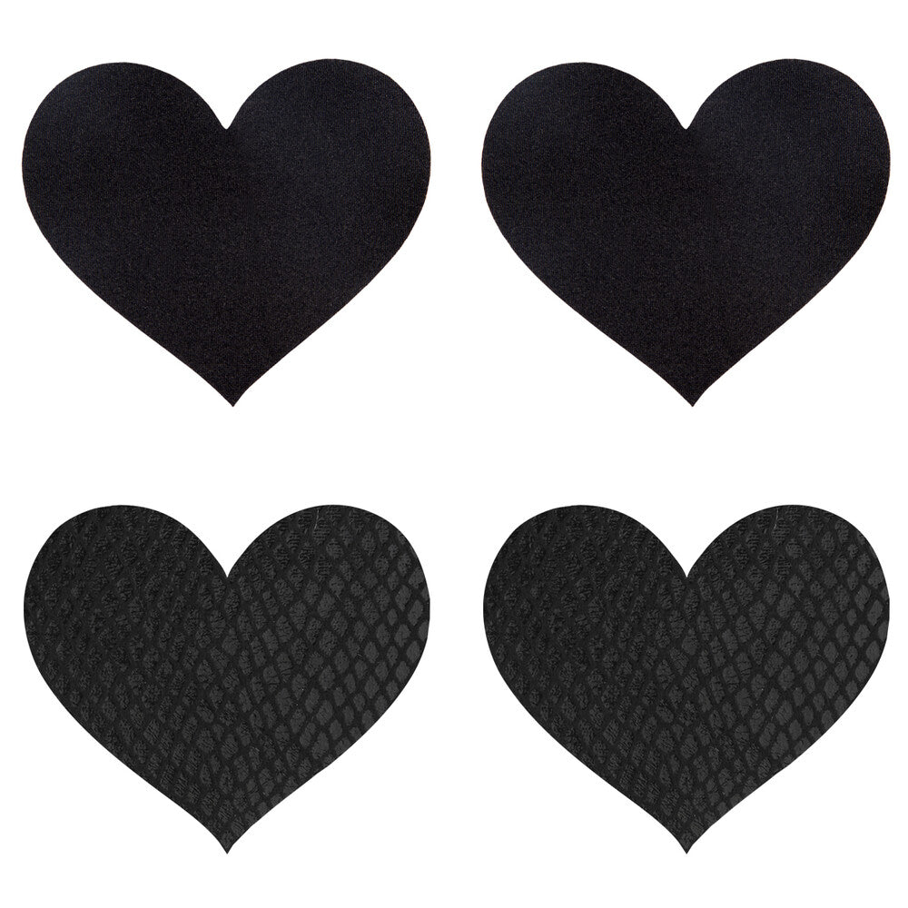Peekaboo Pasties Black Hearts – product image for adult pleasure and intimacy