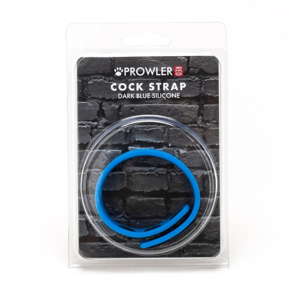 Prowler Red Silicone Adjustable Cock Strap Blue – Explore Enhanced Intimacy | Discreet UK Shipping