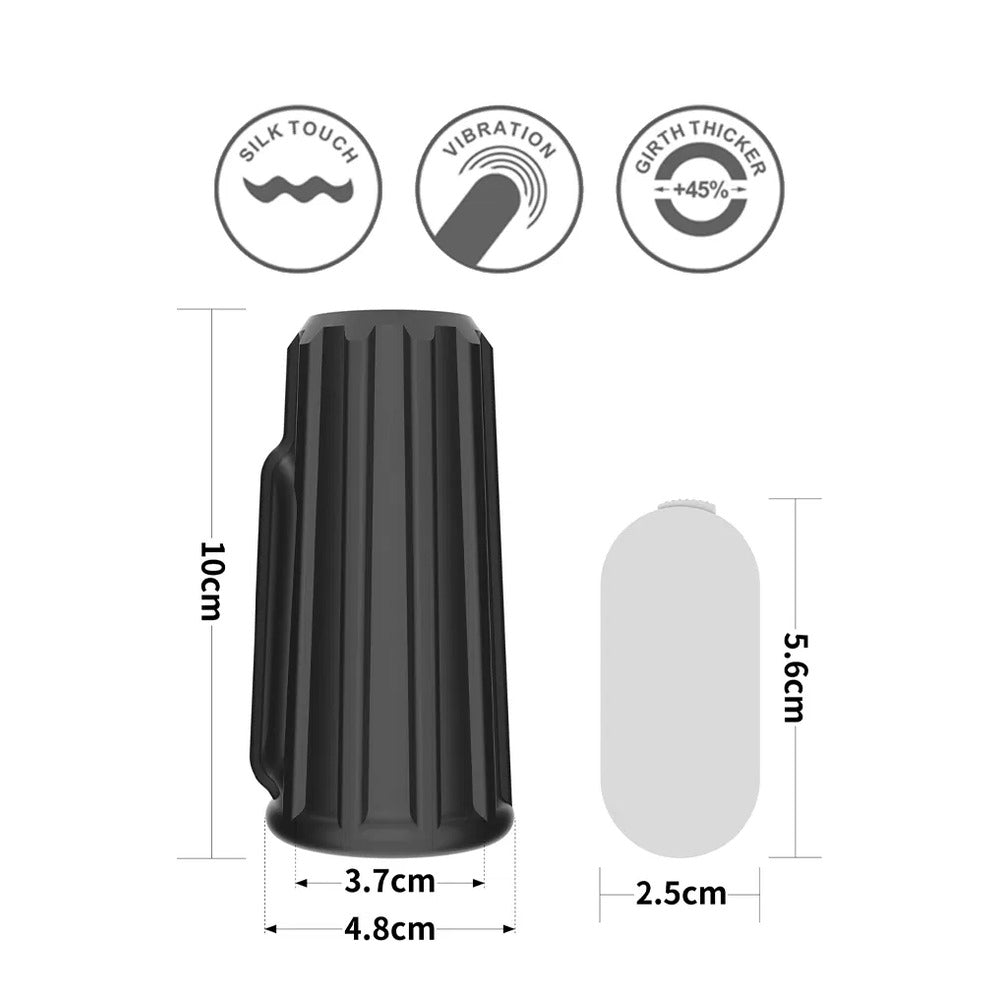 Lovetoy Ridge Vibrating Penis Scrotum Sleeve – Explore Enhanced Intimacy | Discreet UK Shipping