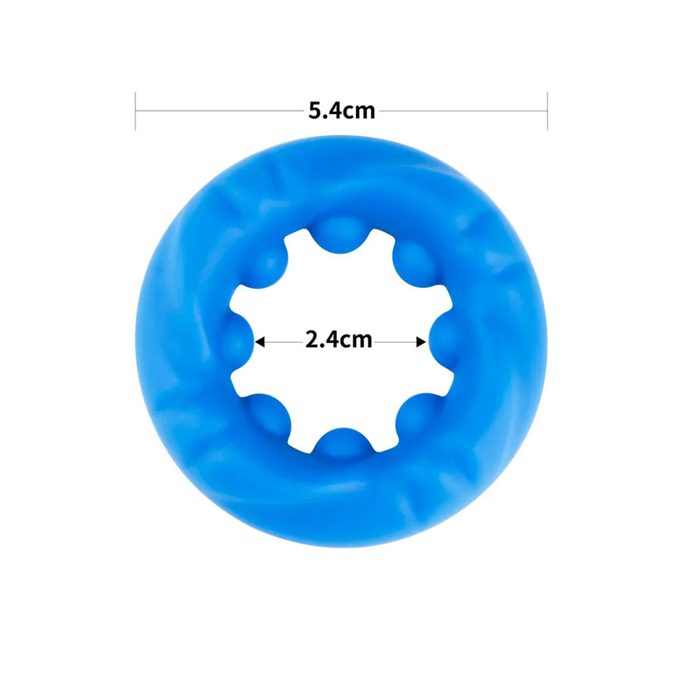 Lovetoy Pinnacle Pro Ridge Bump Stretcher – Adjustable Silicone Stretcher for Enhanced Pleasure | Men's Toy