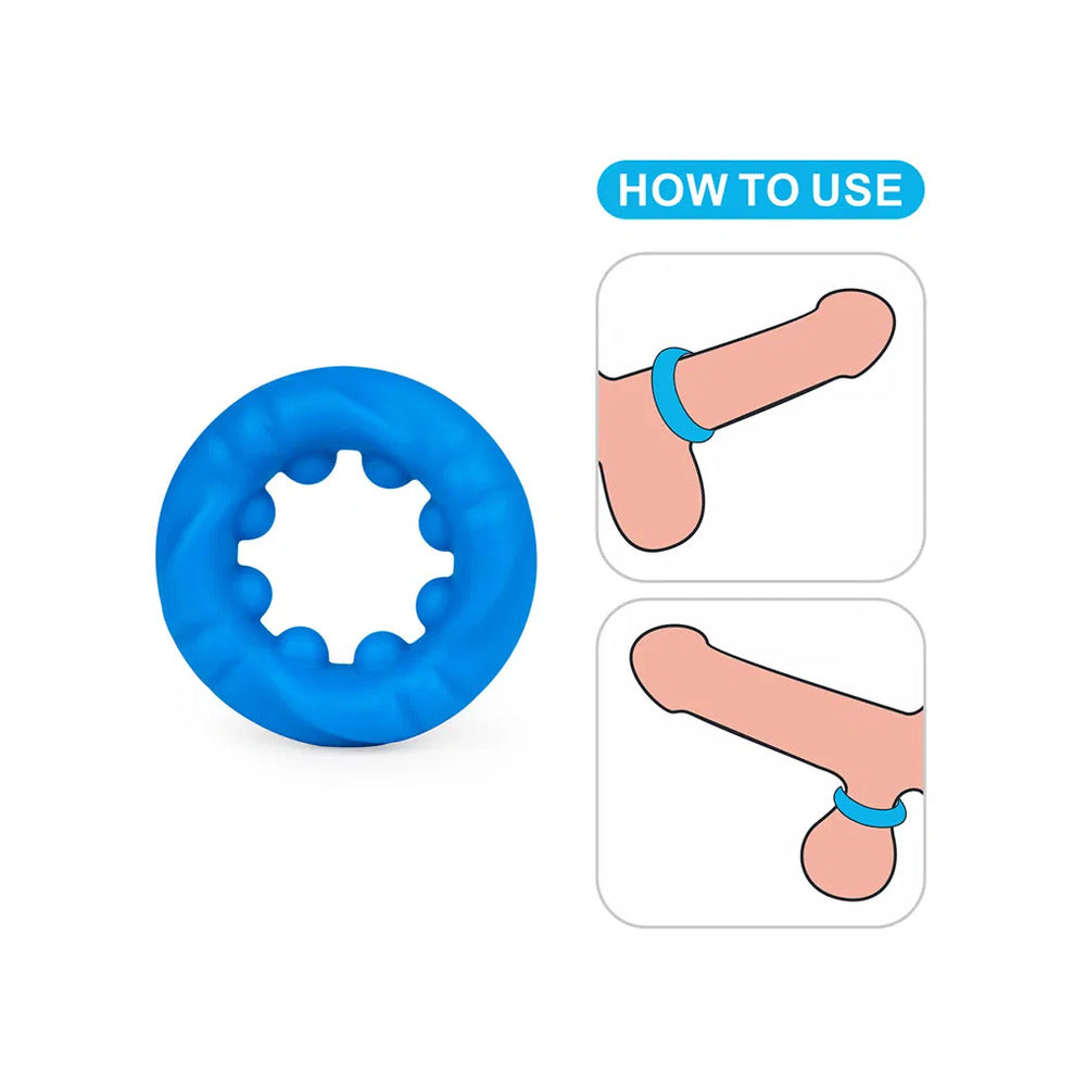 Lovetoy Pinnacle Pro Ridge Bump Stretcher – Adjustable Silicone Stretcher for Enhanced Pleasure | Men's Toy