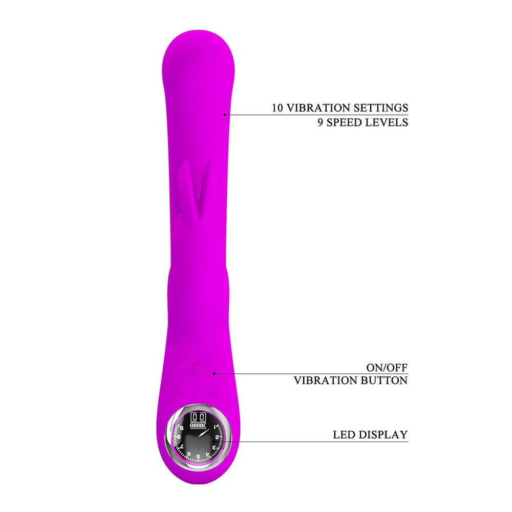 Pretty Love Lamar LED Rechargeable Rabbit – Explore Enhanced Intimacy | Discreet UK Shipping