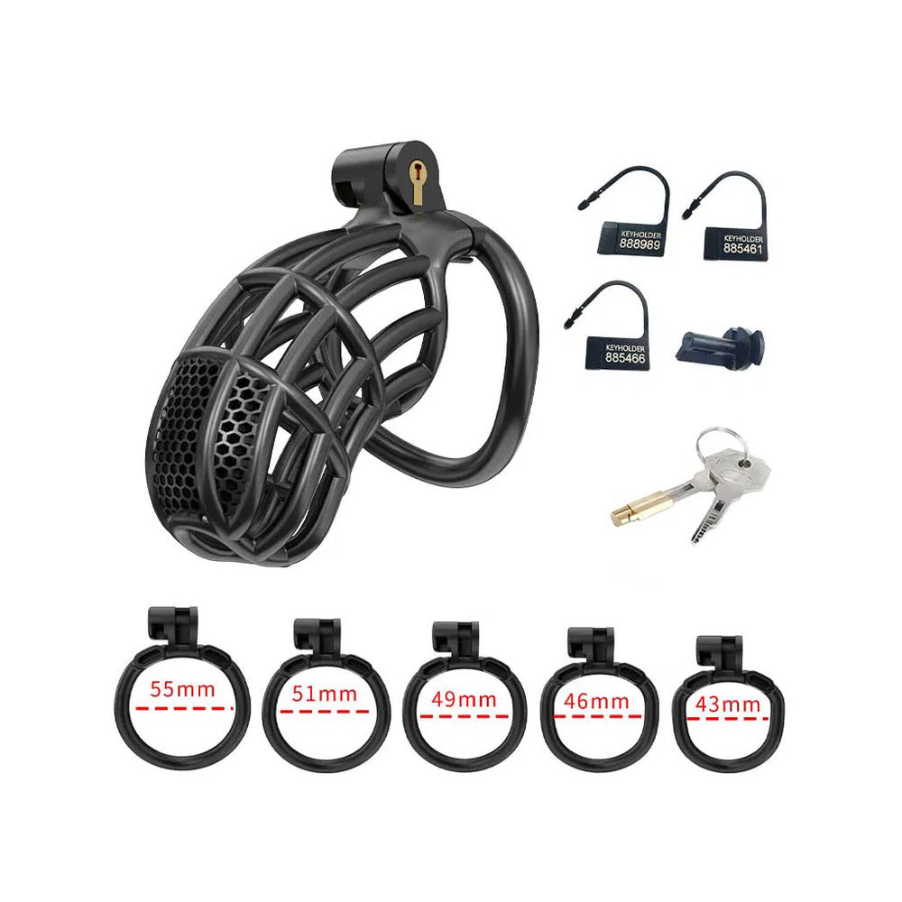 Rimba PCage PC06 Large Black – Explore Enhanced Intimacy | Discreet UK Shipping