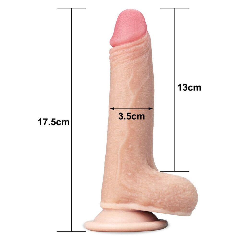 Lovetoy Sliding Skin Dildo 7 Inch – Explore Enhanced Intimacy | Discreet UK Shipping
