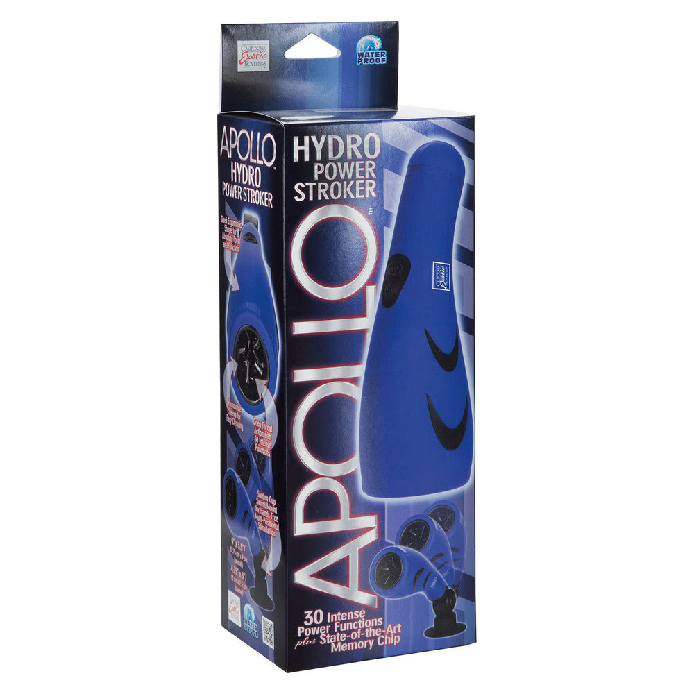 CalExotics Hydro Power Stroker Blue – Explore Enhanced Intimacy | Discreet UK Shipping