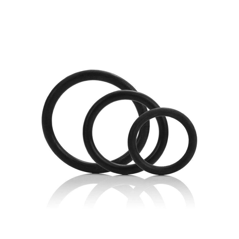 CalExotics TriRings Set – product image for adult pleasure and intimacy