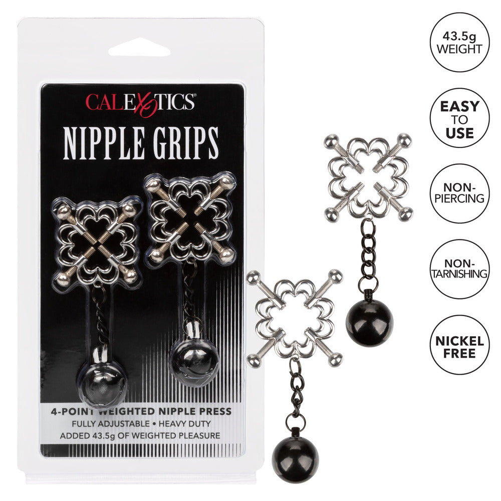 Nipple Grips 4 Point Weighted Nipple Press