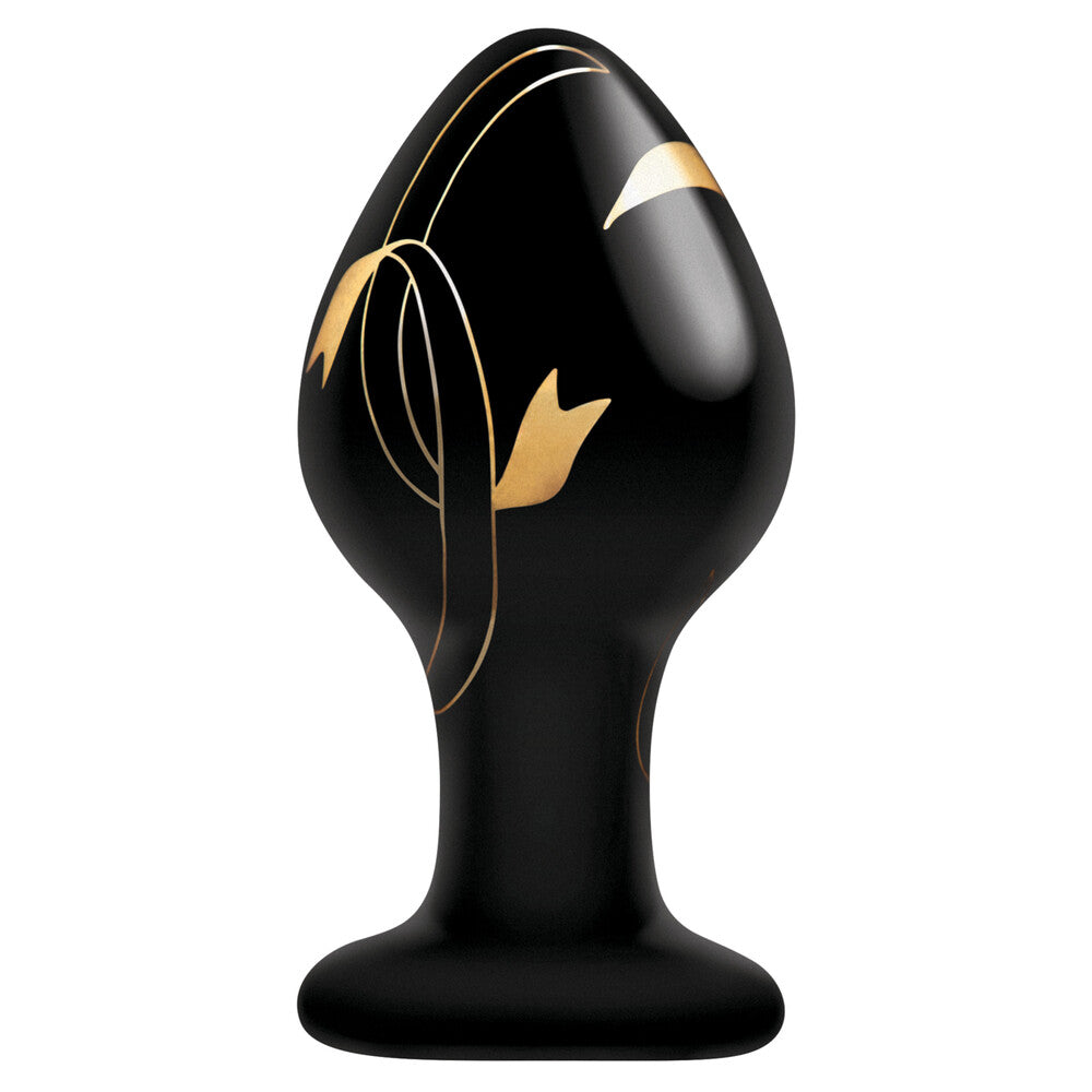 Secret Kisses 3.5 Inch Glass Butt Plug – product image for adult pleasure and intimacy