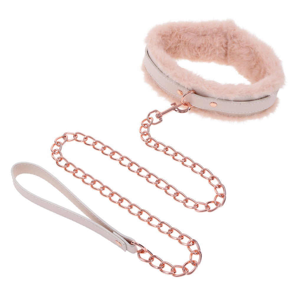Sex and Mischief Fur Collar and Leash – Explore Enhanced Intimacy | Discreet UK Shipping