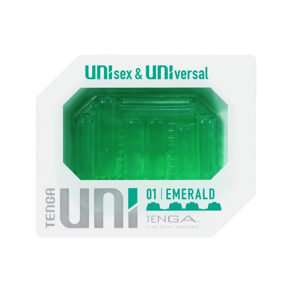 Tenga UNI Emerald Sleeve Masturbator – Explore Enhanced Intimacy | Discreet UK Shipping