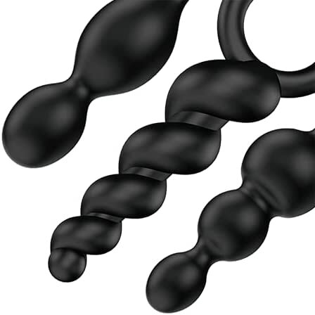 Satisfyer Booty Call Set Of 3 Black Anal Plugs – Explore Enhanced Intimacy | Discreet UK Shipping