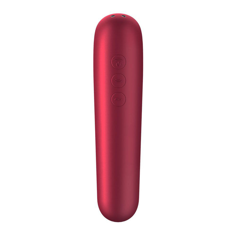 Satisfyer App Enabled Dual Love Clitoral Massager Red – Explore Enhanced Intimacy | Discreet UK Shipping