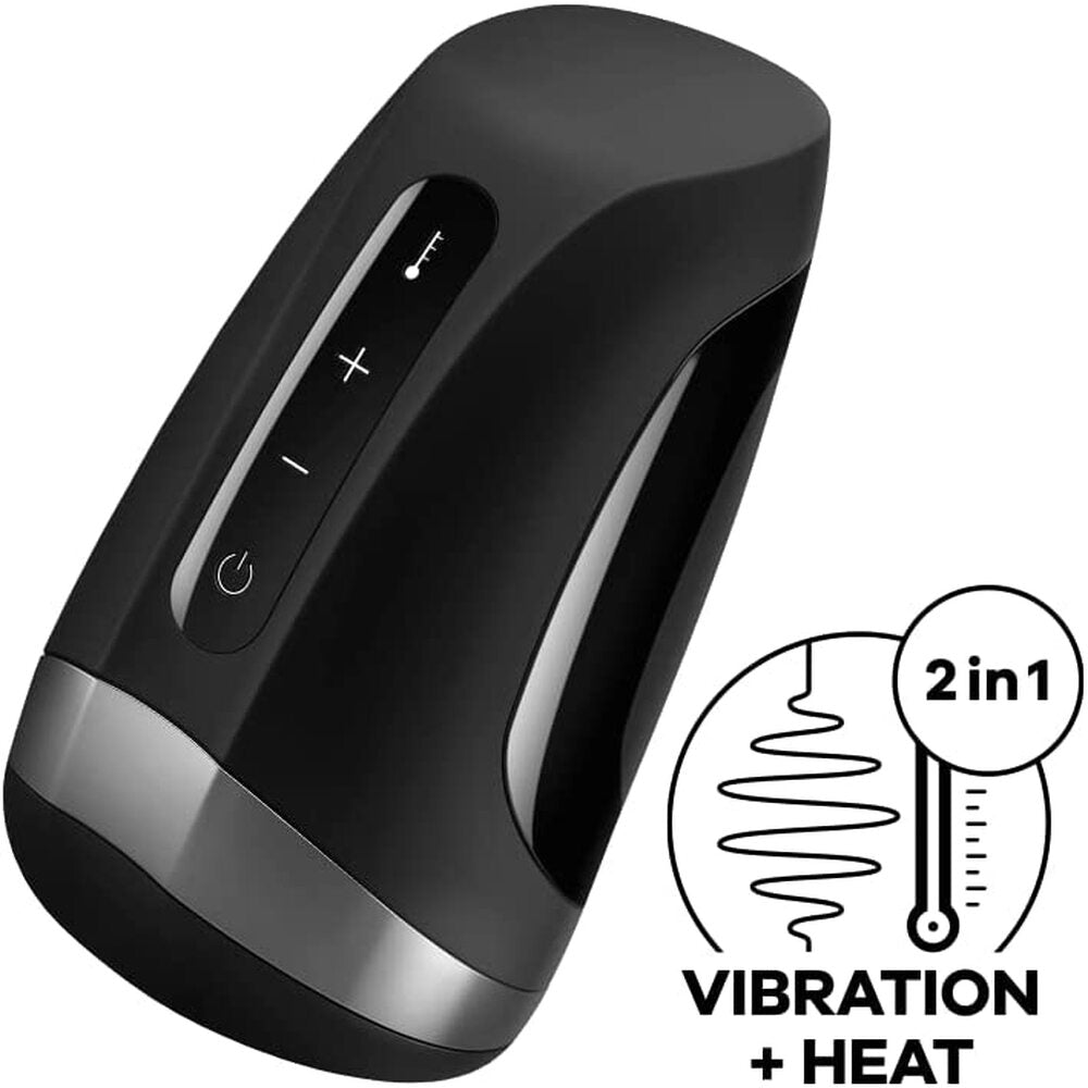 Satisfyer Men Heat And Vibration Masturbator – Explore Enhanced Intimacy | Discreet UK Shipping
