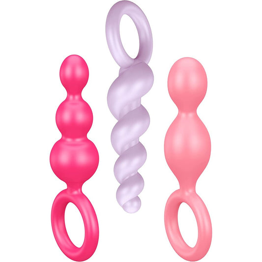 Satisfyer Booty Call Set Of 3 Multicolour Anal Plugs – product image for adult pleasure and intimacy
