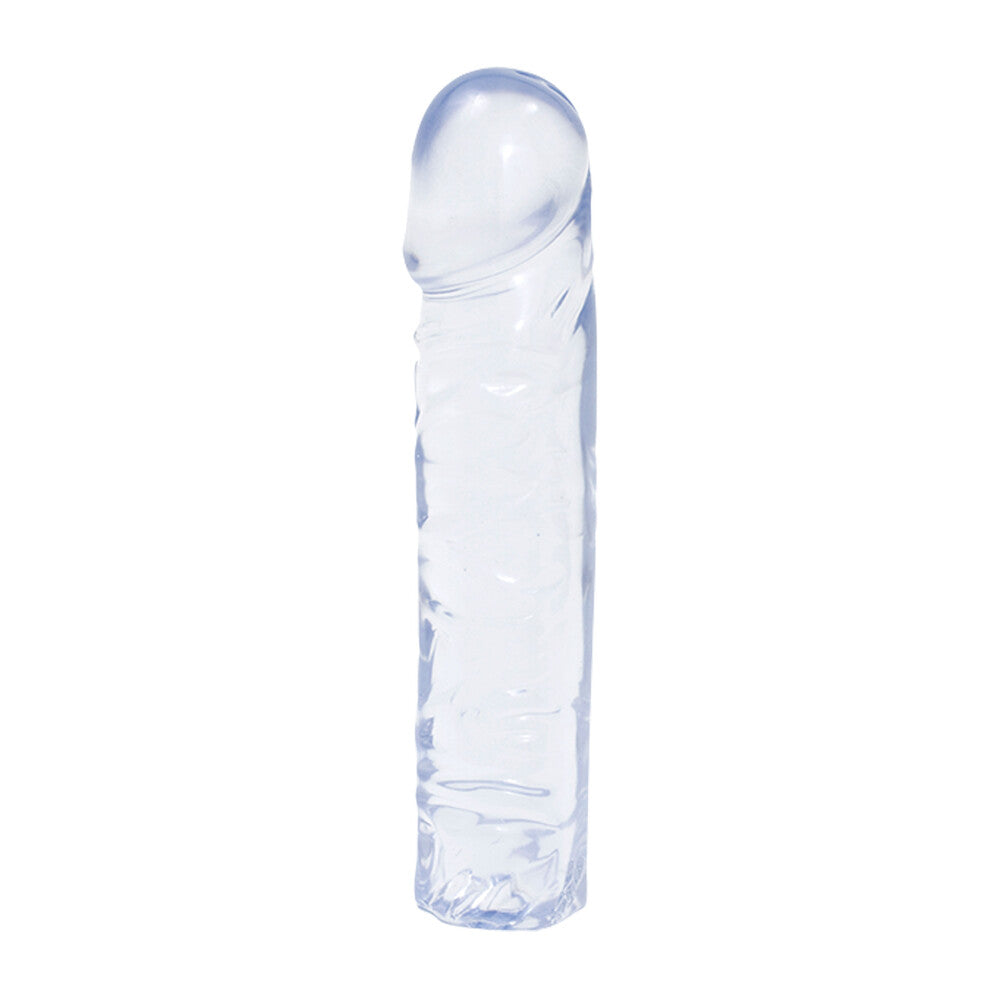 Crystal Jellies 8 Inch Dong Clear – product image for adult pleasure and intimacy