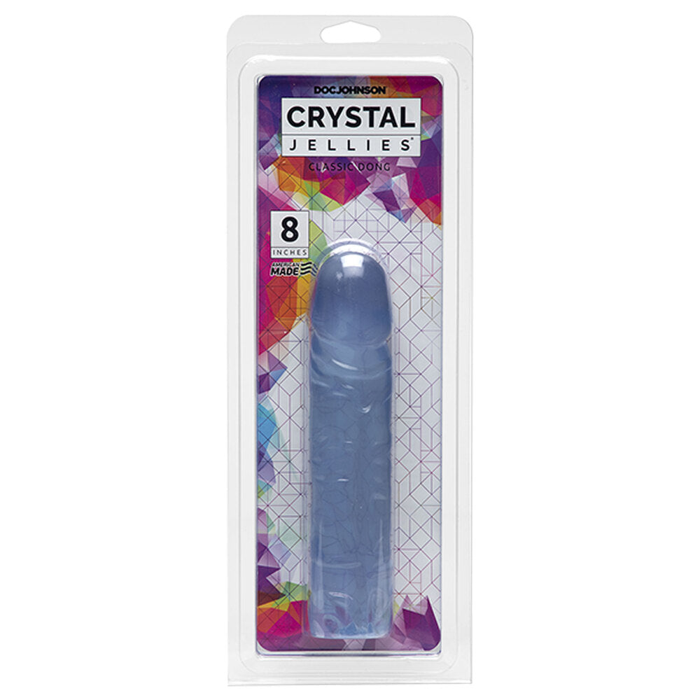 Crystal Jellies 8 Inch Dong Clear – Explore Enhanced Intimacy | Discreet UK Shipping