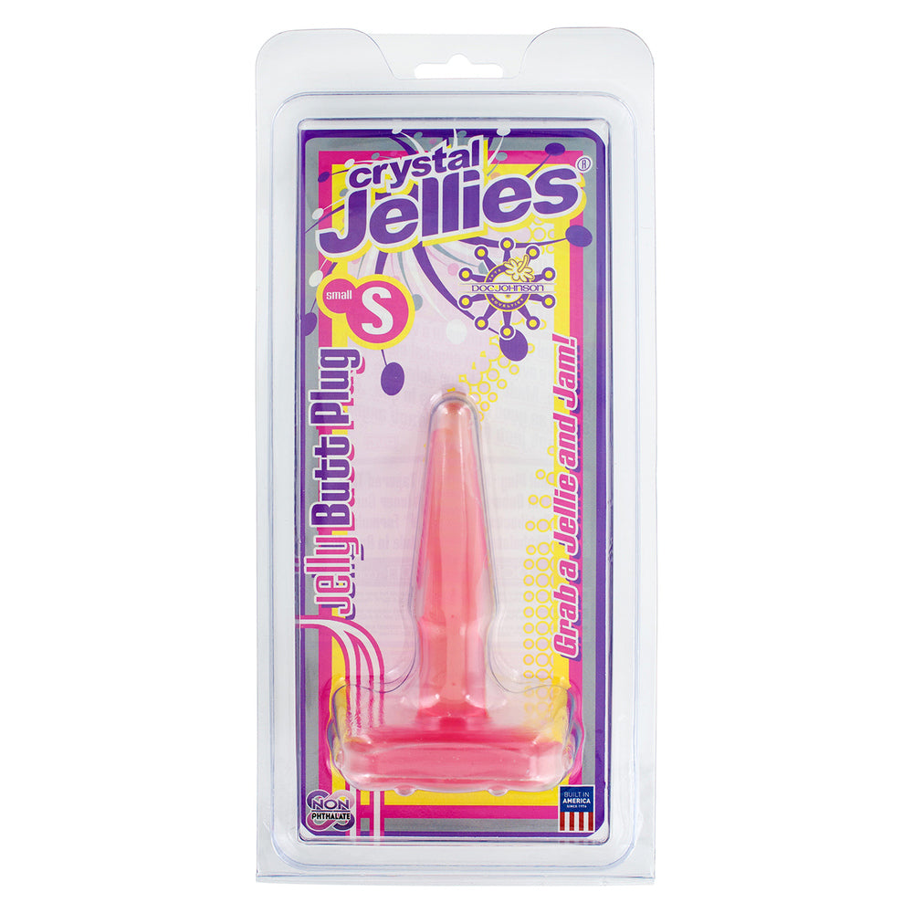 Crystal Jellies Small Butt Plug Pink – Explore Enhanced Intimacy | Discreet UK Shipping