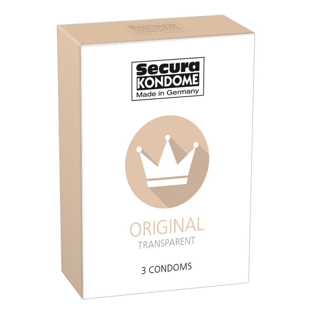 Secura Kondome Original Transparent x3 Condoms – product image for adult pleasure and intimacy