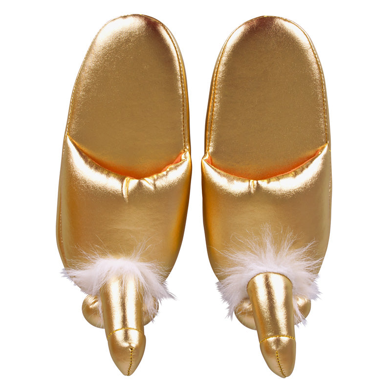 Golden Penis Slippers – Explore Enhanced Intimacy | Discreet UK Shipping