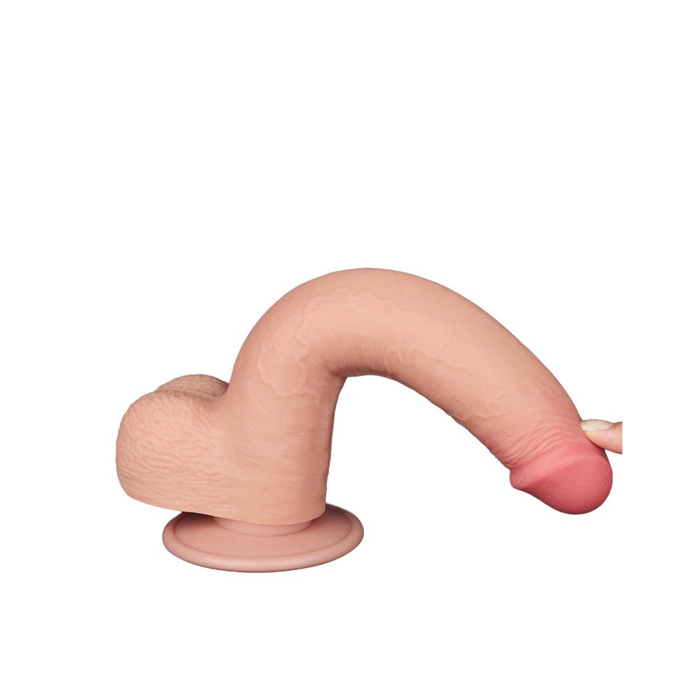 Lovetoy Sliding Easy Bend Skin Dildo 9 Inch – Explore Enhanced Intimacy | Discreet UK Shipping