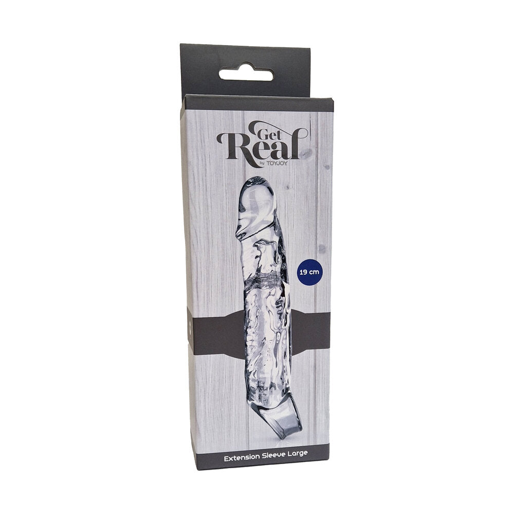 ToyJoy Get Real Extension Sleeve Large – Explore Enhanced Intimacy | Discreet UK Shipping