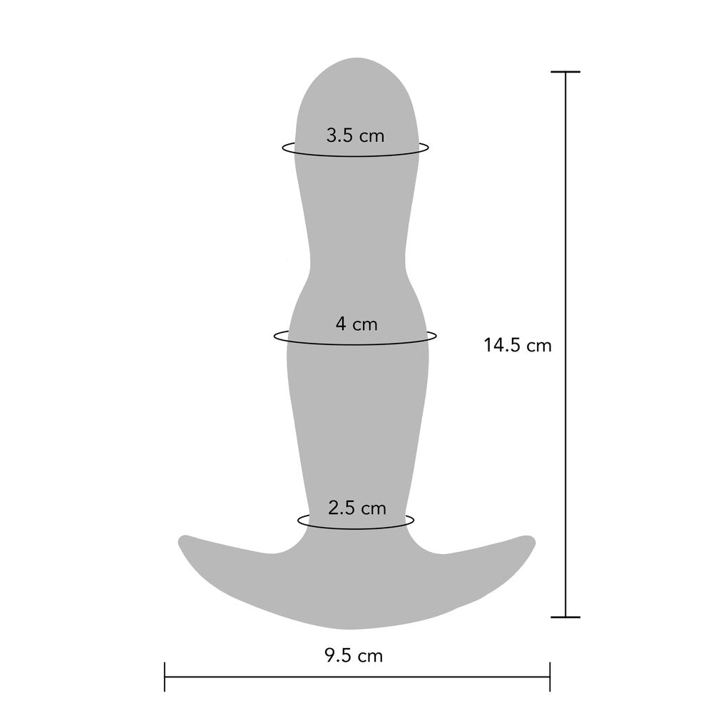 ToyJoy Buttocks The Stout Inflatable and Vibrating Buttplug – Explore Enhanced Intimacy | Discreet UK Shipping