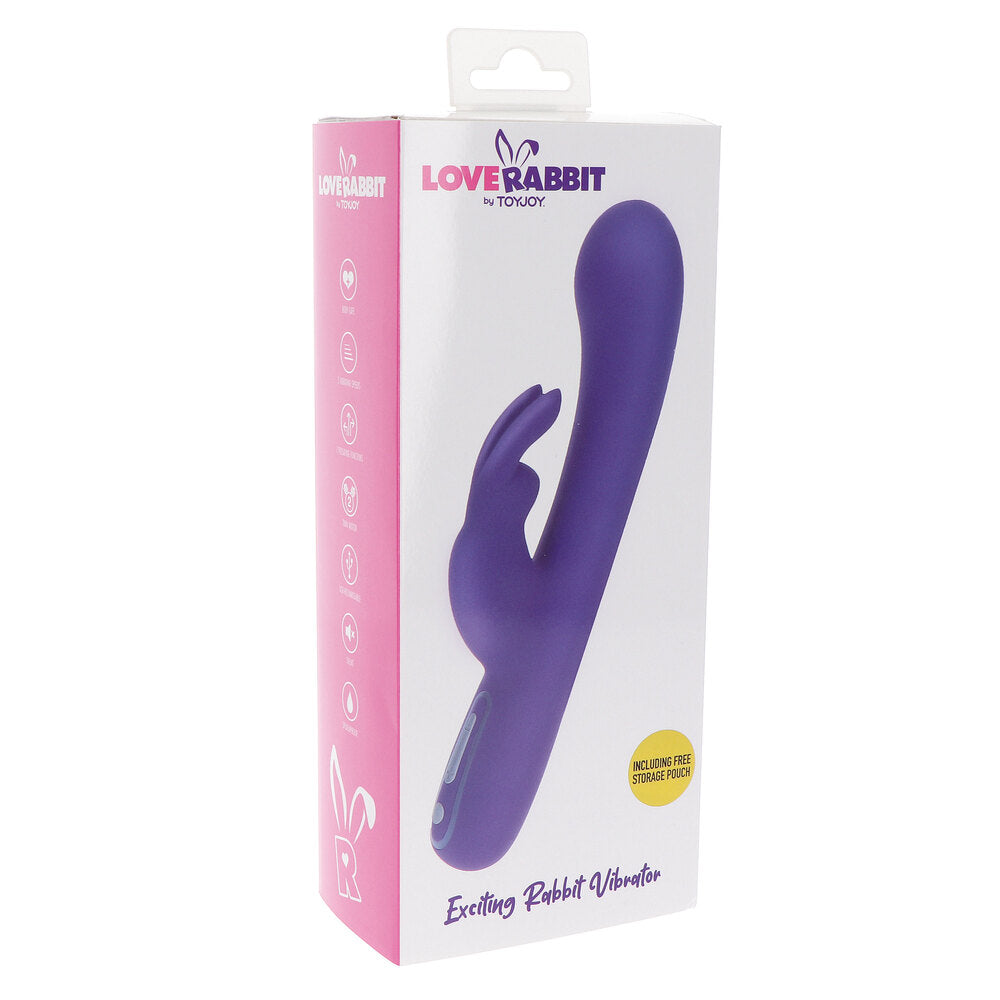 ToyJoy Love Rabbit Exciting Rabbit Vibrator – Powerful Rechargeable Vibrator for Intense Pleasure | UK Exclusive