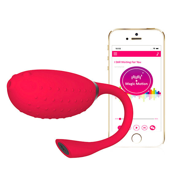 Magic Motion Fugu Red Clitoral Vibe Remote Control – Explore Enhanced Intimacy | Discreet UK Shipping