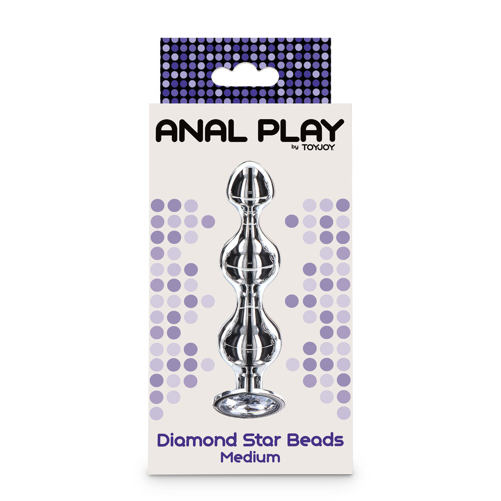 Diamond Star Beads Medium – Explore Enhanced Intimacy | Discreet UK Shipping