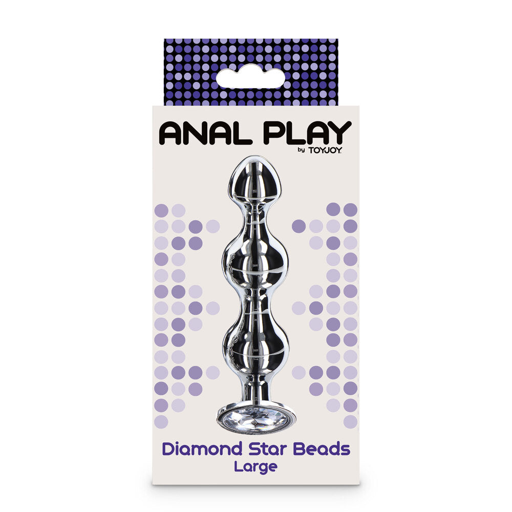 Diamond Star Beads Large – Explore Enhanced Intimacy | Discreet UK Shipping