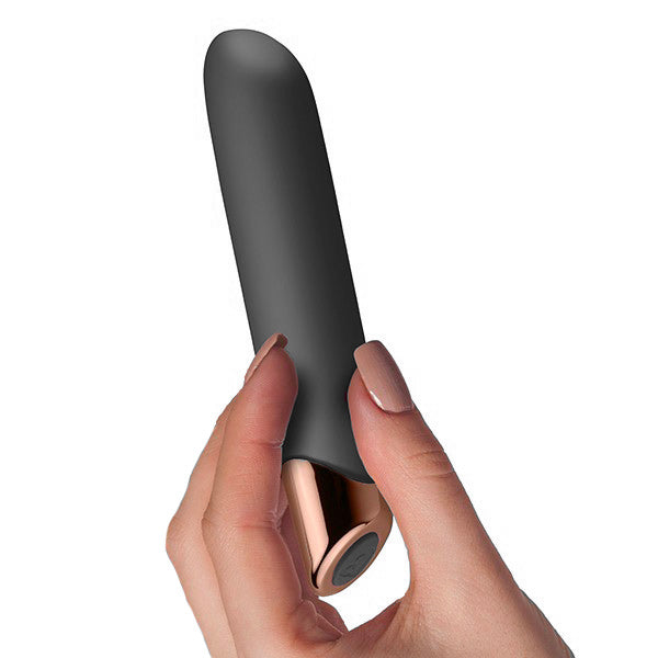 Rocks Off Chaiamo Black Rechargeable Vibrator – Powerful Rechargeable Vibrator for Intense Pleasure | UK Exclusive