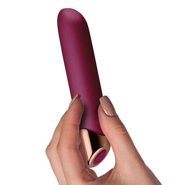 Rocks Off Chaiamo Burgundy Rechargeable Vibrator – Powerful Rechargeable Vibrator for Intense Pleasure | UK Exclusive