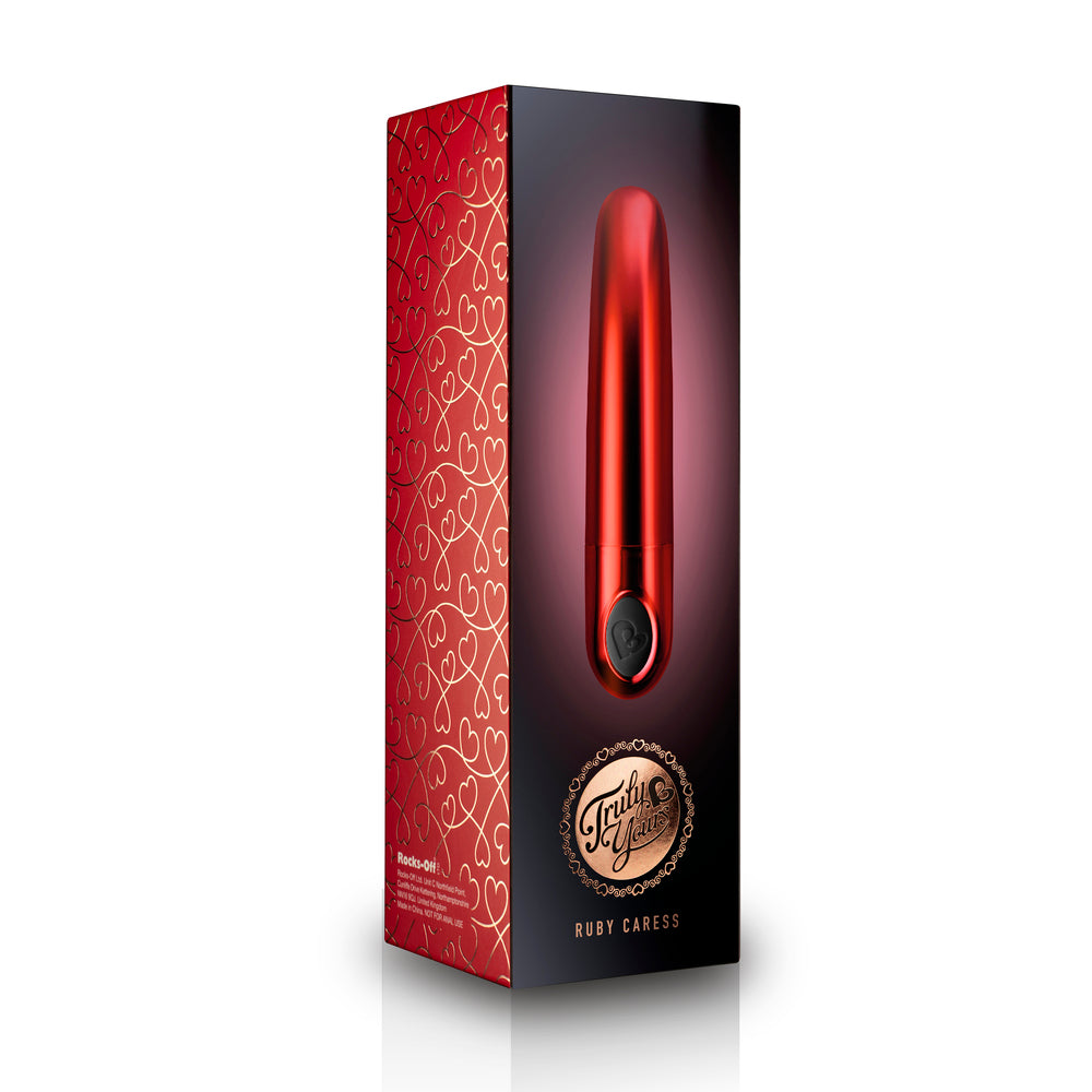 Rocks Off Ruby Caress Vibrator – Powerful Rechargeable Vibrator for Intense Pleasure | UK Exclusive
