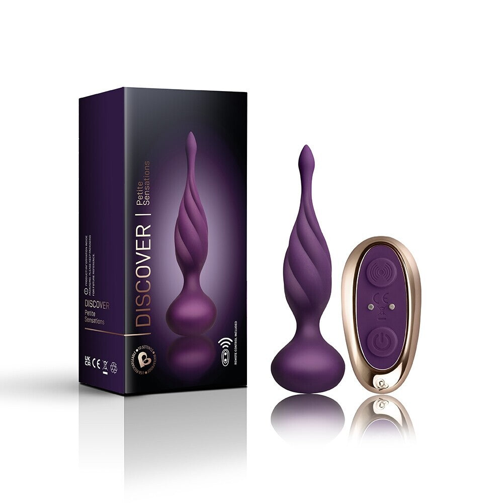 Rocks Off Petite Sensations Discover Butt Plug Purple – Explore Enhanced Intimacy | Discreet UK Shipping