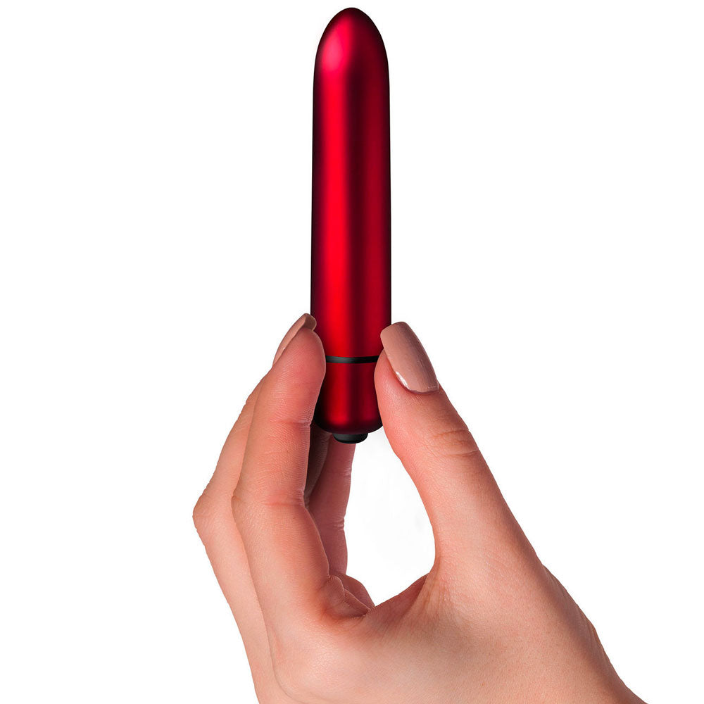 Rocks Off Truly Yours Scarlet Velvet 90mm Bullet – Explore Enhanced Intimacy | Discreet UK Shipping