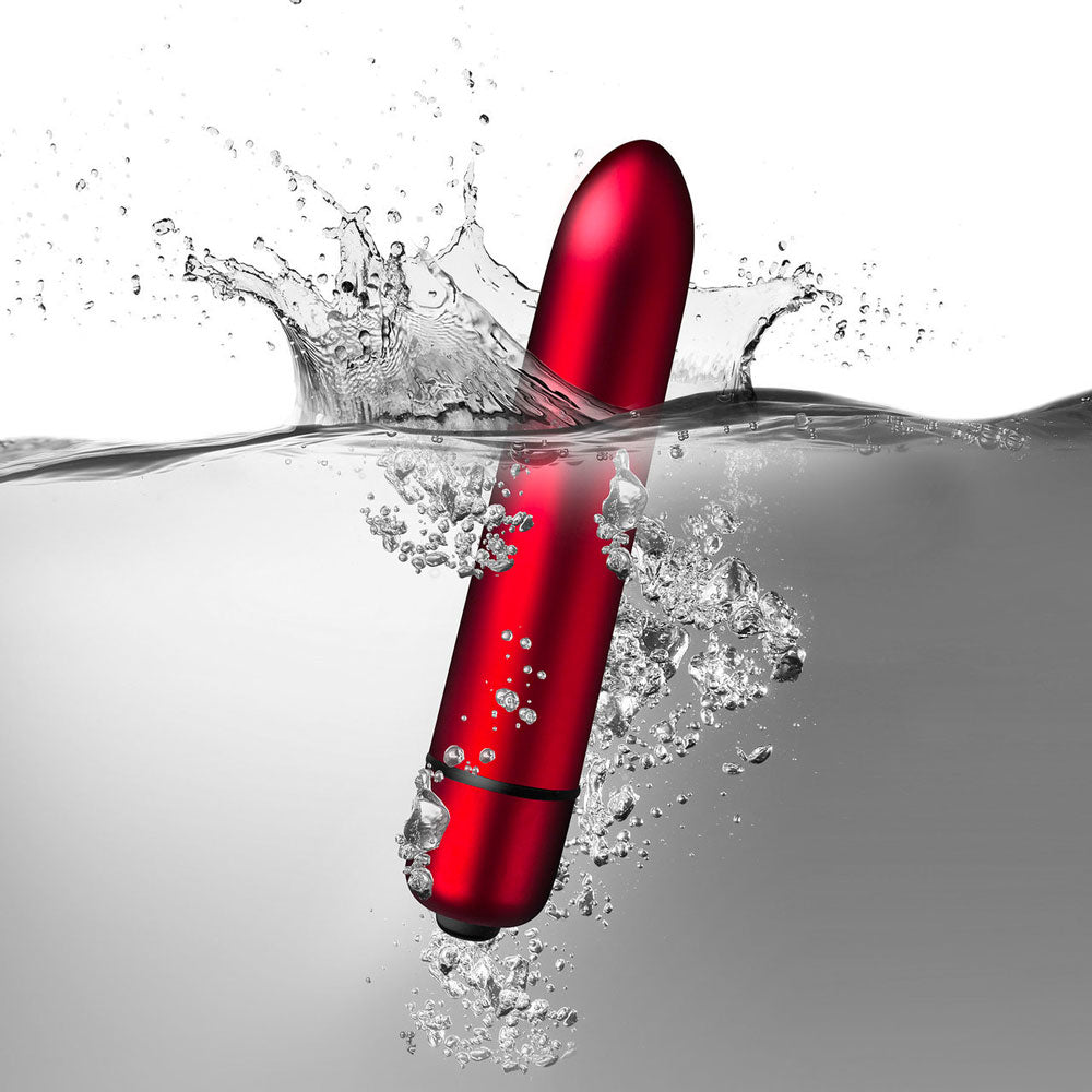 Rocks Off Truly Yours Scarlet Velvet 90mm Bullet – Explore Enhanced Intimacy | Discreet UK Shipping