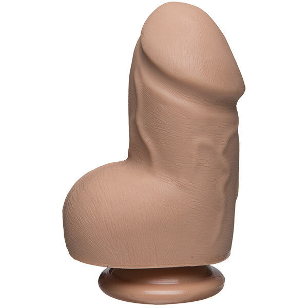 The D Fat D 6 Inch Vanilla Dildo With Balls – product image for adult pleasure and intimacy